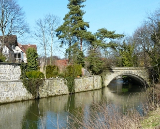 Innerste mit Johannisbrücke © A. Botterbrod